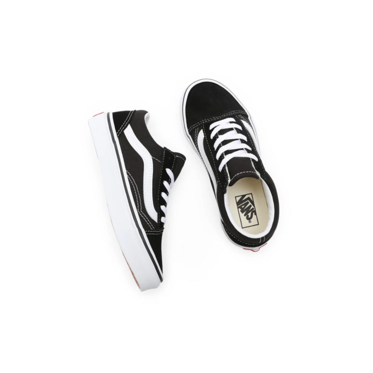 Vans Kids Old Skool Shoes - Black / True White