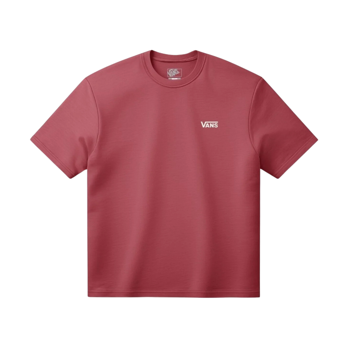Vans Left Chest Logo T-Shirt - Crimson Haze