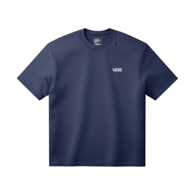 Vans Left Chest Logo T-Shirt - Deep Indigo