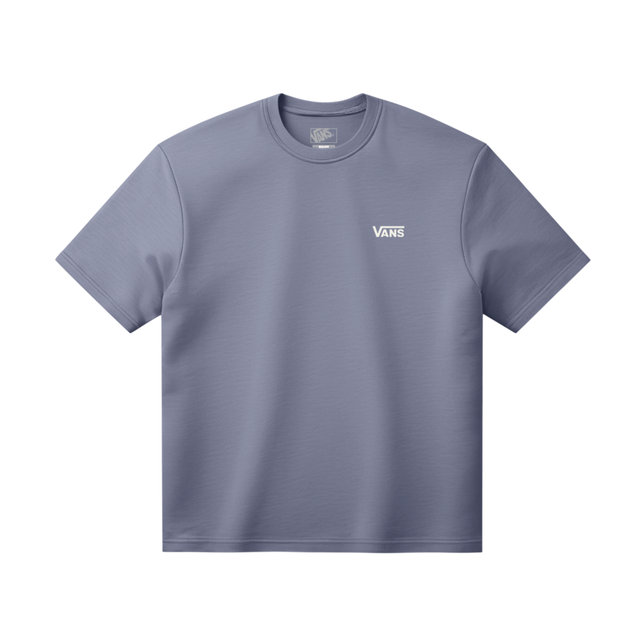 Vans Left Chest Logo T-Shirt - Glacial Slate