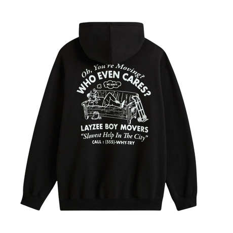 Vans Moving Co Pullover Hoodie - Black