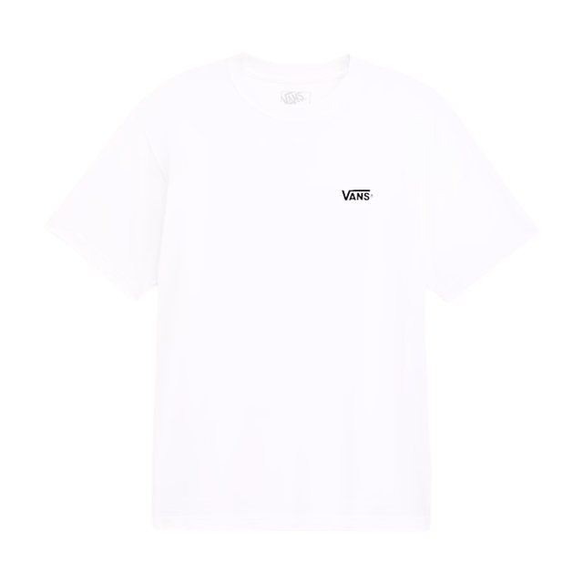 Vans New Left Chest Logo T-Shirt - White / Black