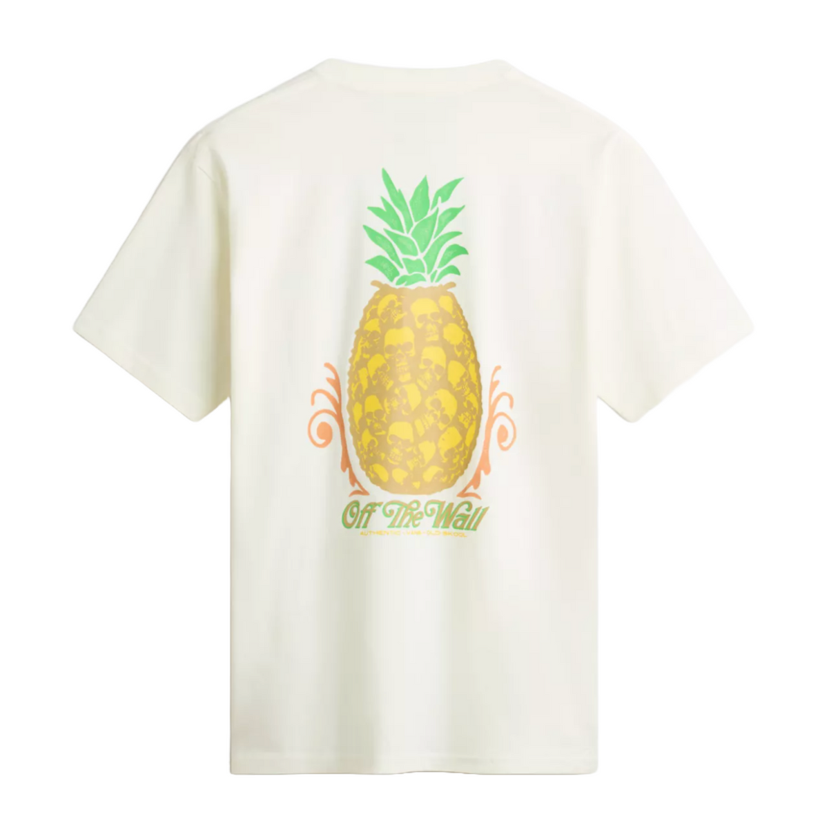 Vans Pineapple Skull T Shirt Marshmallow