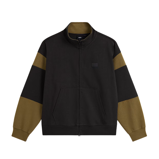 Vans Retro Sport Mock Neck Full Zip - Faded Black