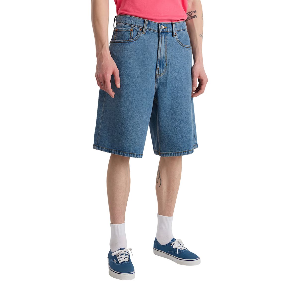 Vans Skate Check-5 Baggy Denim Short - Stonewash Blue