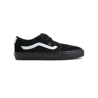 Vans Skate Chukka Low Sidestripe Shoes - Black / Black / White