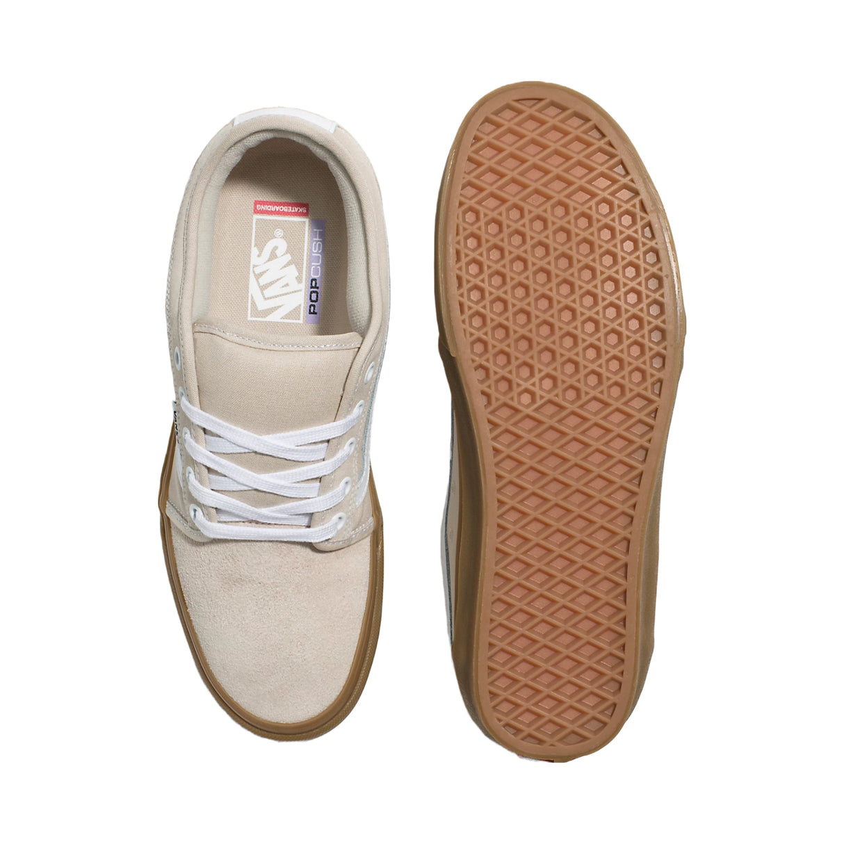 Vans Skate Chukka Low Sidestripe Shoes - French Oak