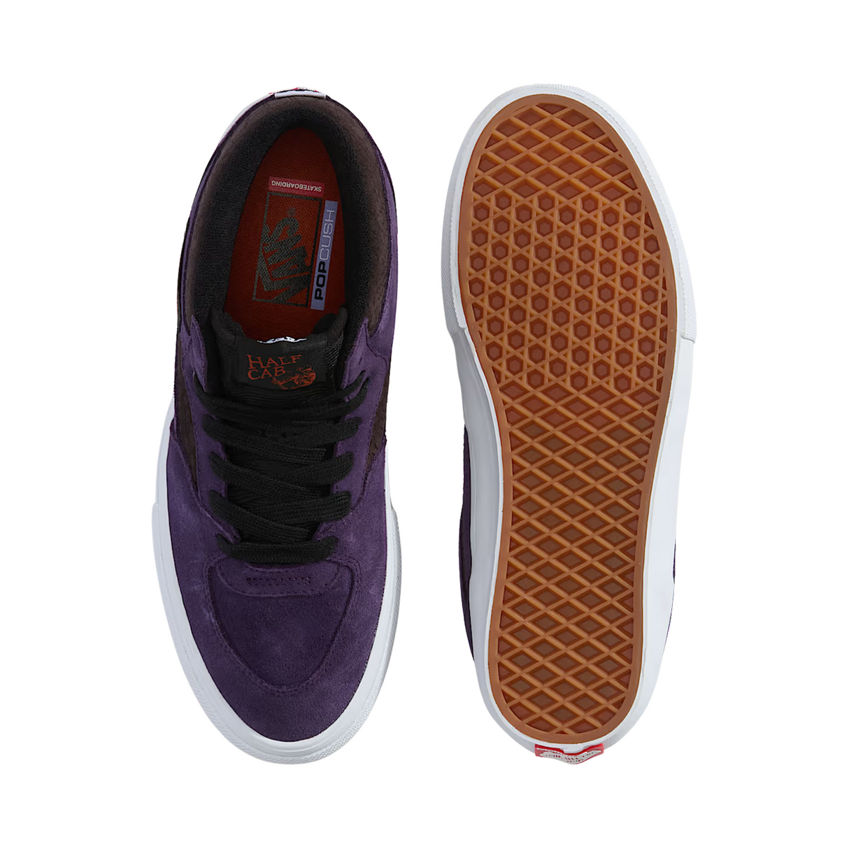 Vans Skate Half Cab Shoes - Croc Grape