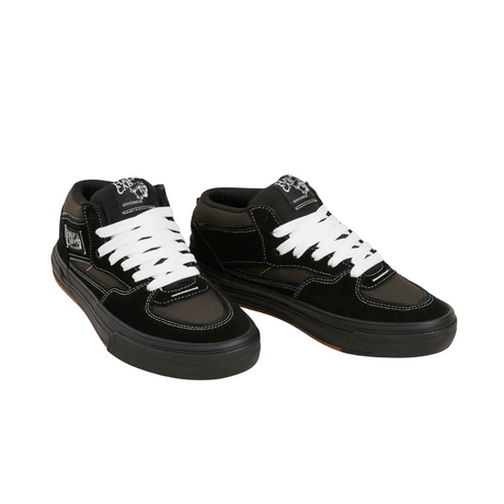 Vans Skate Half Cab Wafflecup Shoes - Black / Asphalt