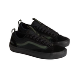 Vans Skate Old Skool 36+ Shoes - (Atiba) Black / Dark Green