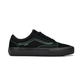Vans Skate Old Skool Shoes - Black / Black / Green
