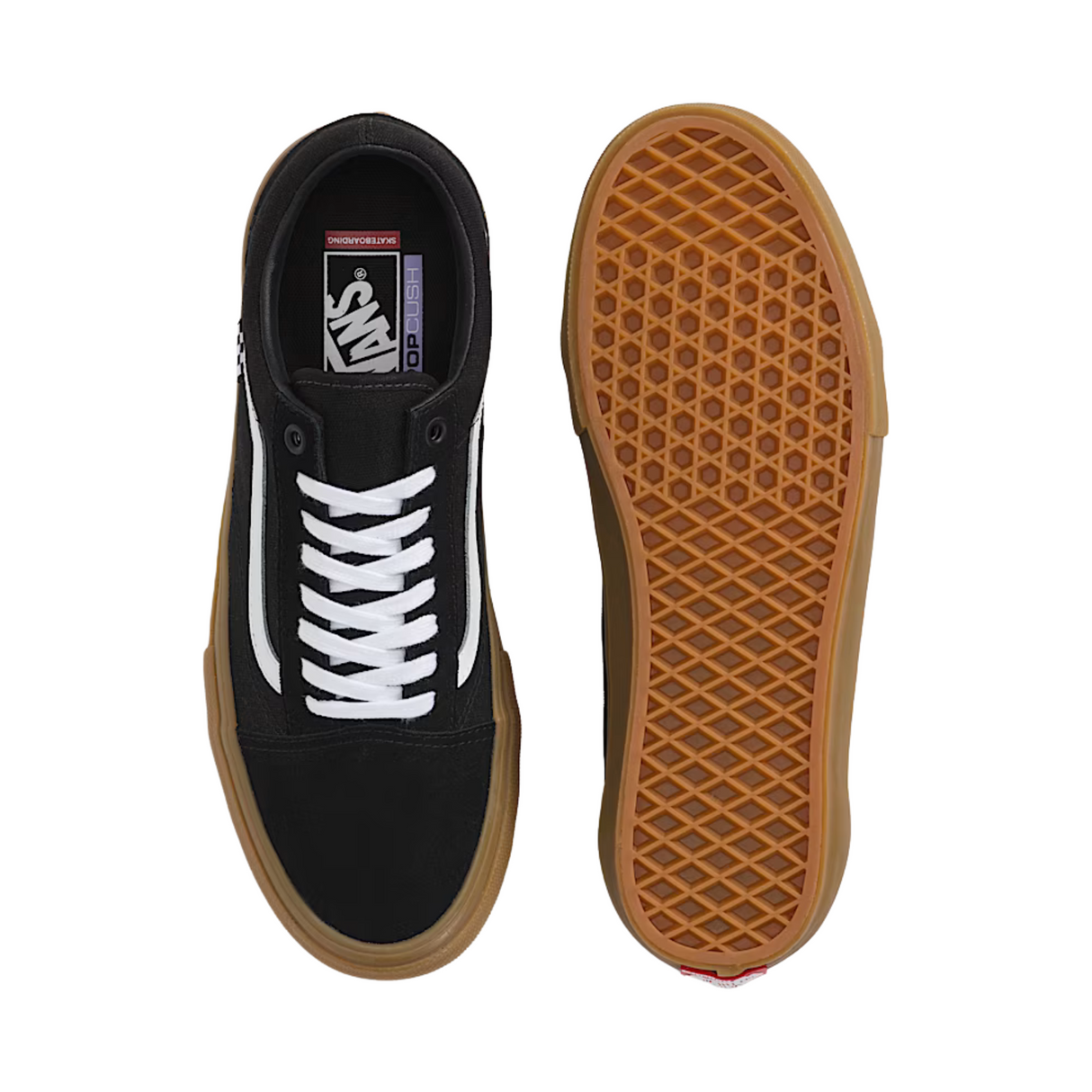 Vans Skate Old Skool Shoes - Black / Gum