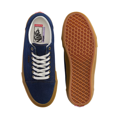 Vans Skate Old Skool Shoes - Blue Denim