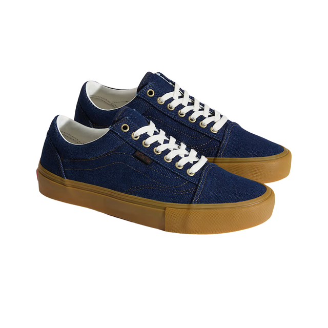 Vans Skate Old Skool Shoes - Blue Denim