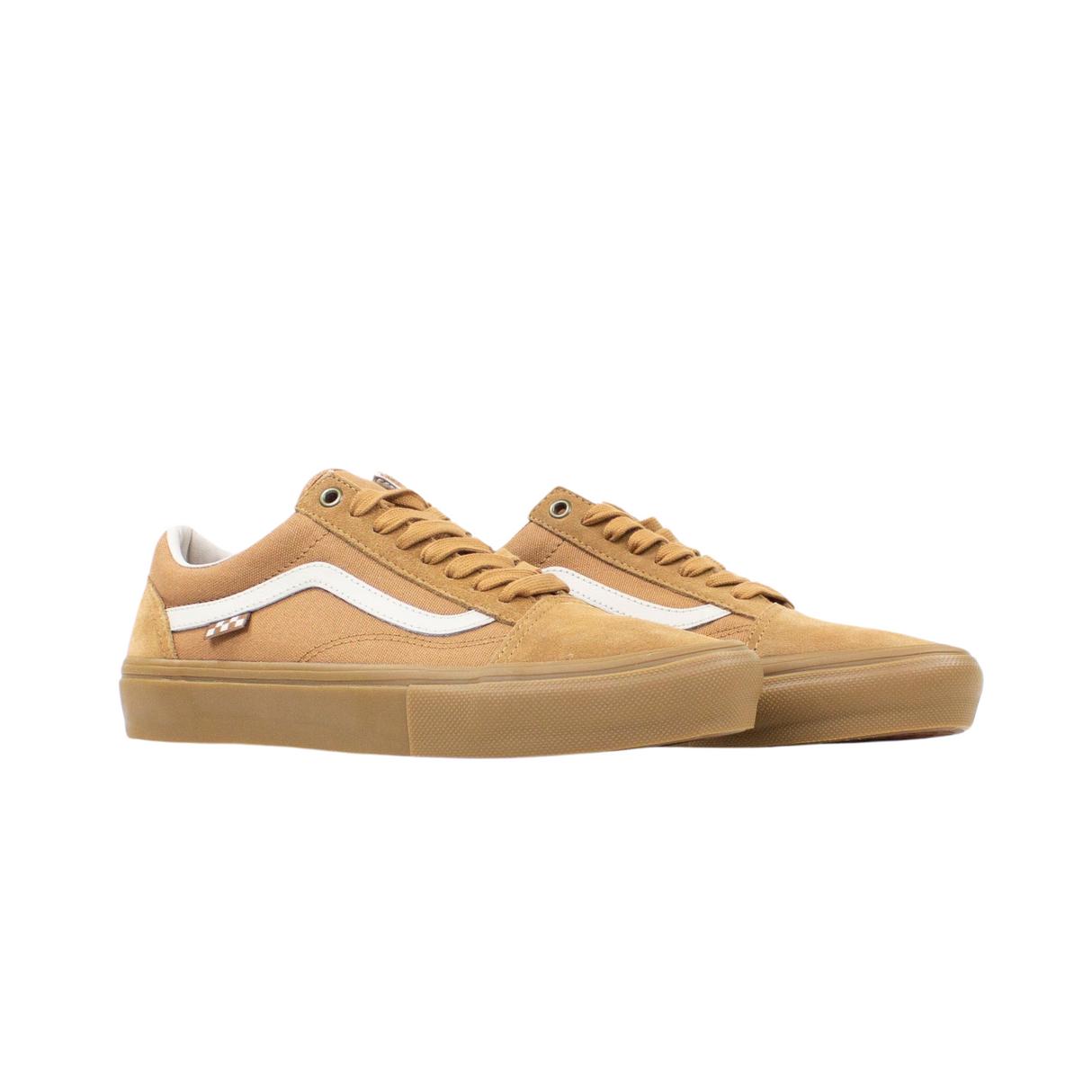 Vans Skate Old Skool Shoes - Light Brown / Gum