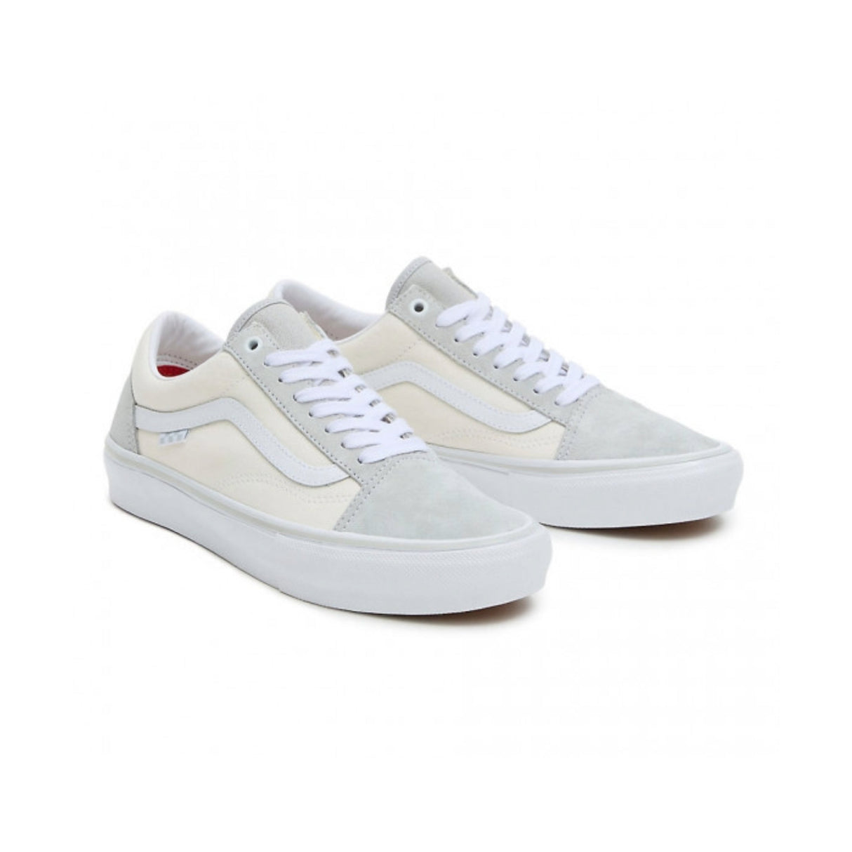 Vans Skate Old Skool Shoes - Light Grey / White