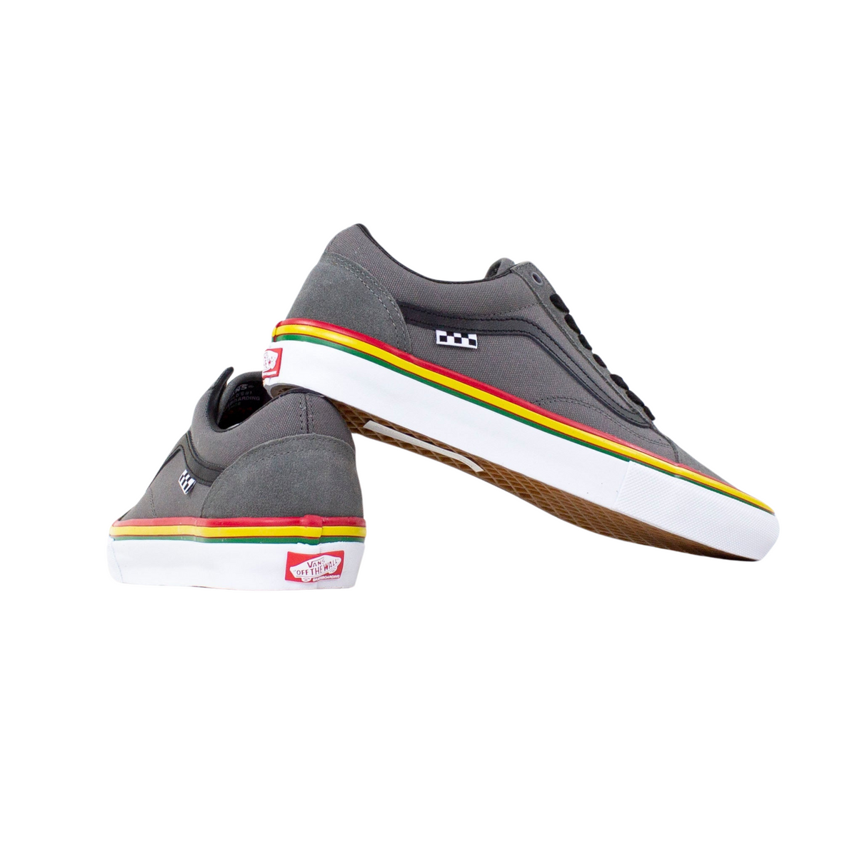 Vans Skate Old Skool Shoes Rasta Grey
