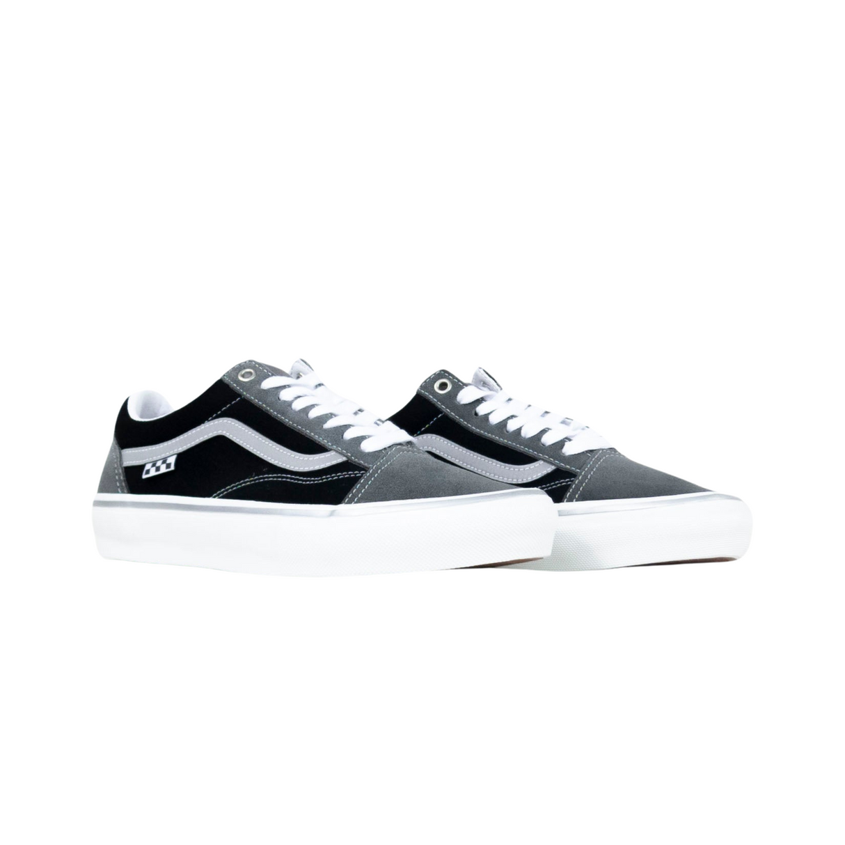 Vans Skate Old Skool Shoes - Reflective Black / Grey