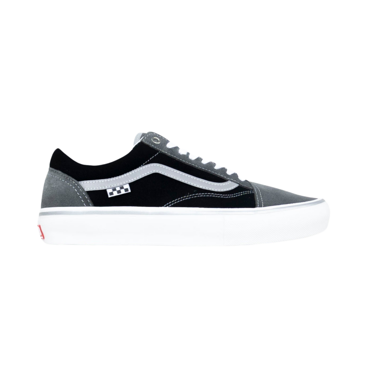 Black and gray old skool vans best sale