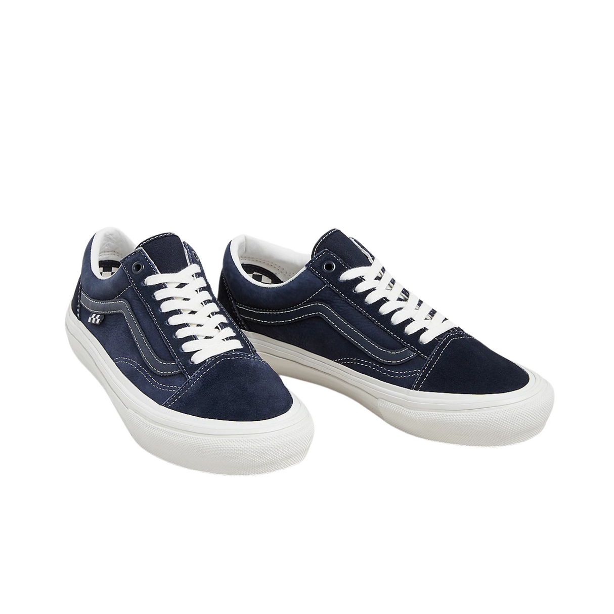 Vans Skate Old Skool Shoes - (Wrapped) Deep Navy / Vintage White