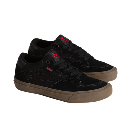 Vans Skate Rowan Shoes - Black / Dark Gum