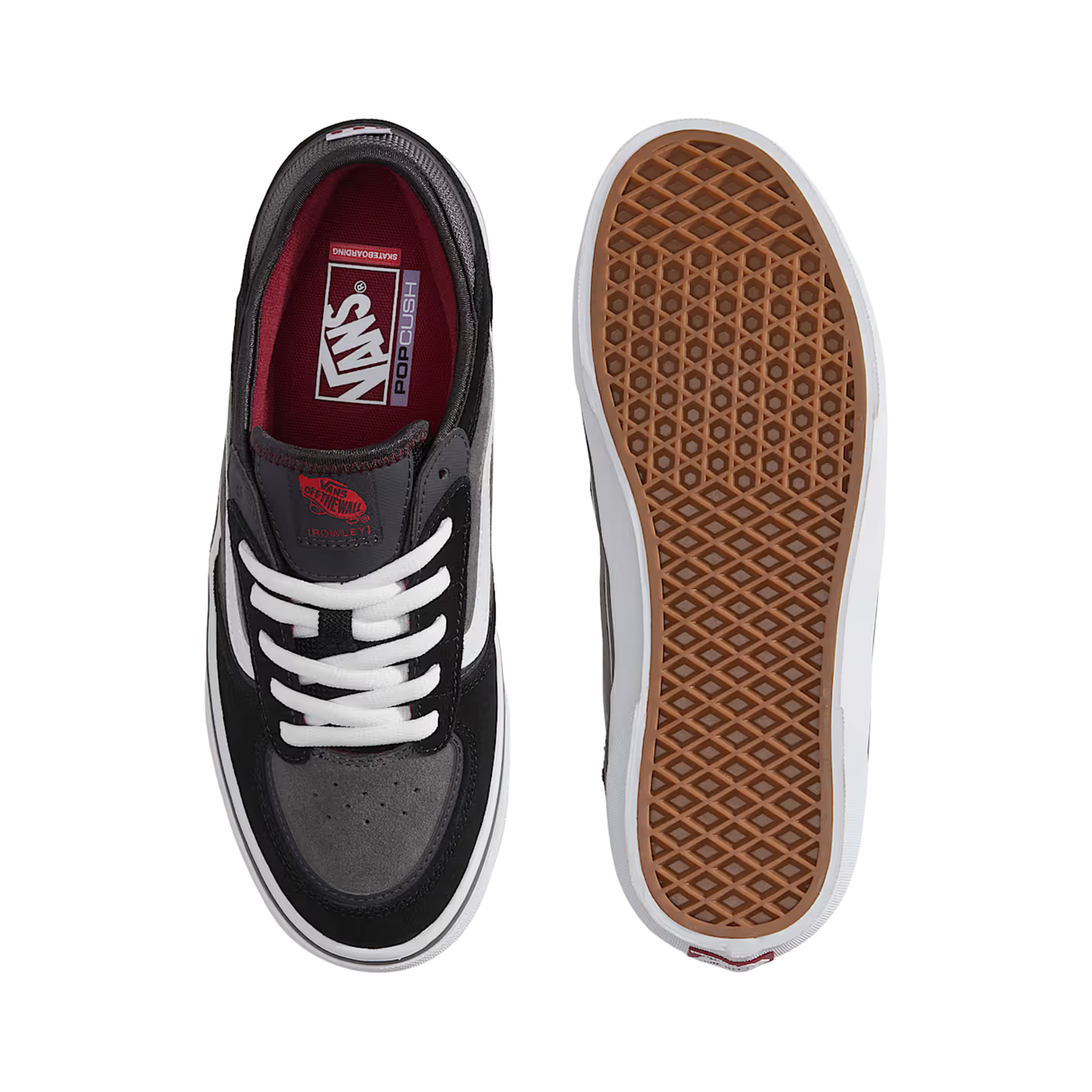 Vans Skate Rowley Shoes - Black / Charcoal