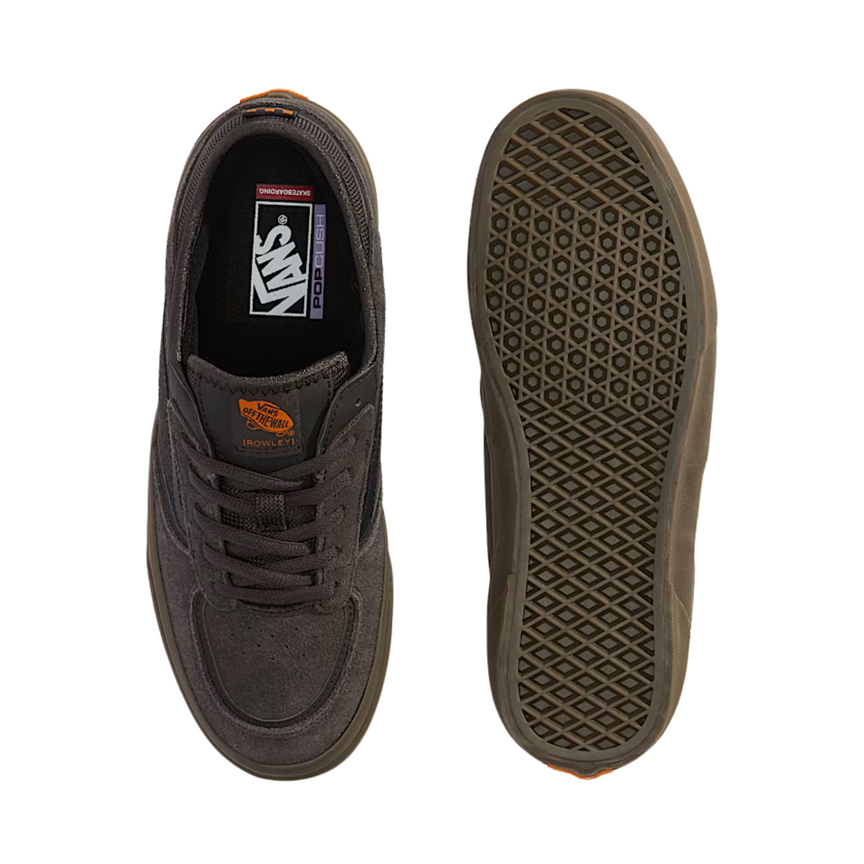 Vans Skate Rowley Shoes - Fade Black / Gum