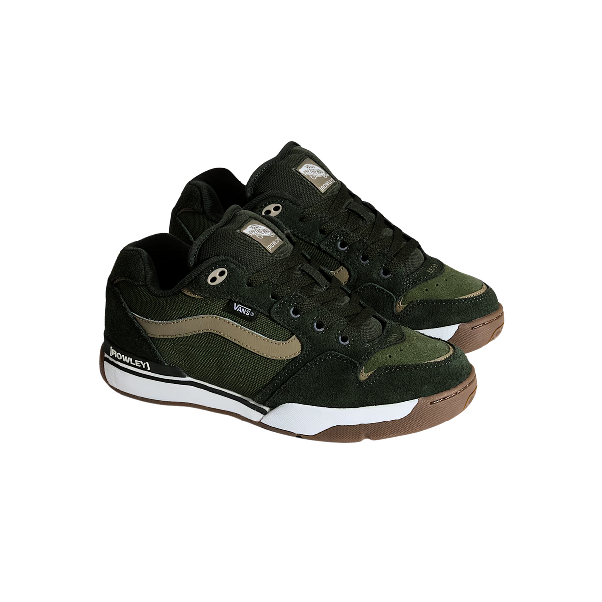 Vans Skate Rowley XLT Shoes - Dark Green