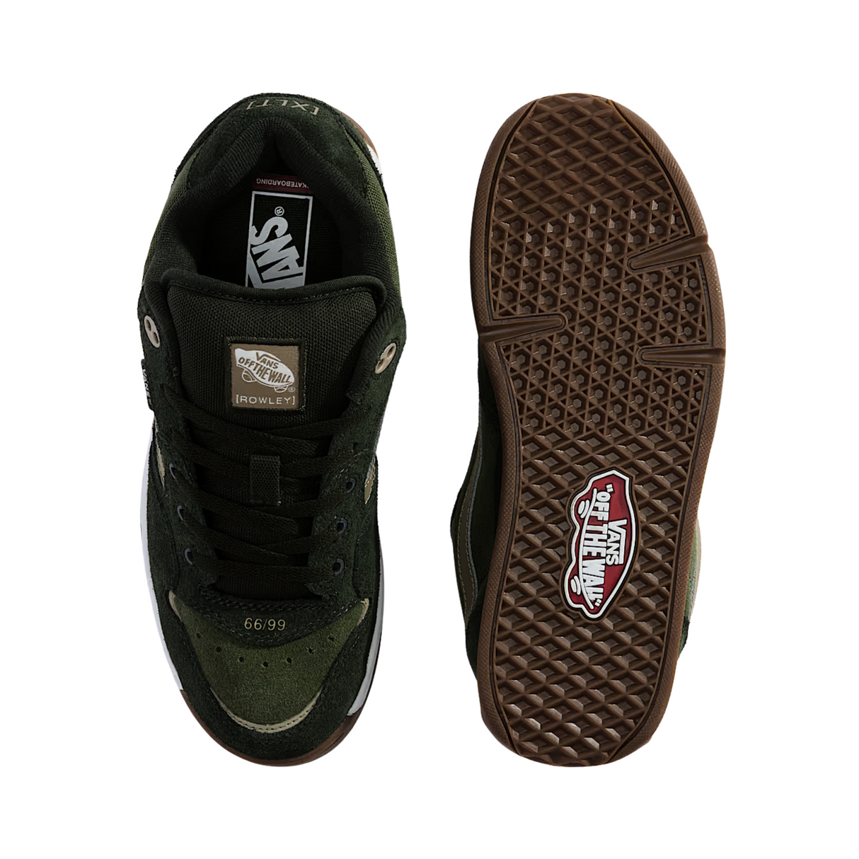 Vans Skate Rowley XLT Shoes - Dark Green
