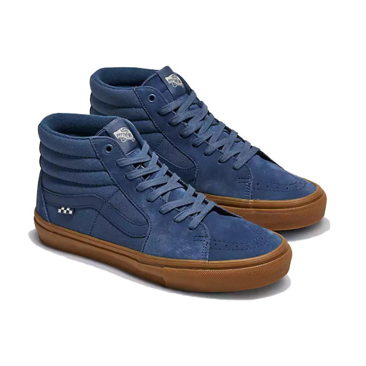 Vans Skate Sk8-Hi Pro Shoes - Vintage Blue / Gum
