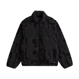 Vans Stiller Highpile Fleece Jacket - Asphalt / Black
