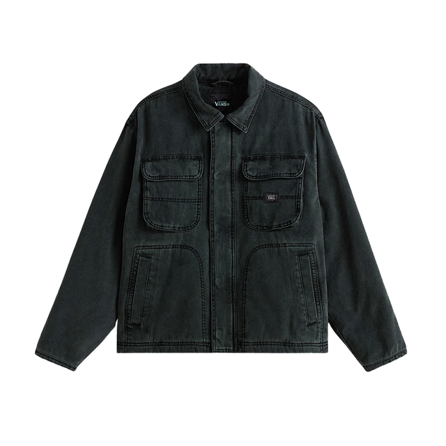 Vans Umber Pigment Canvas Jacket - Black