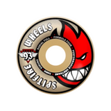 Spitfire Formula Four Radial Full 93DU Skateboard Wheels - Red / 54MM