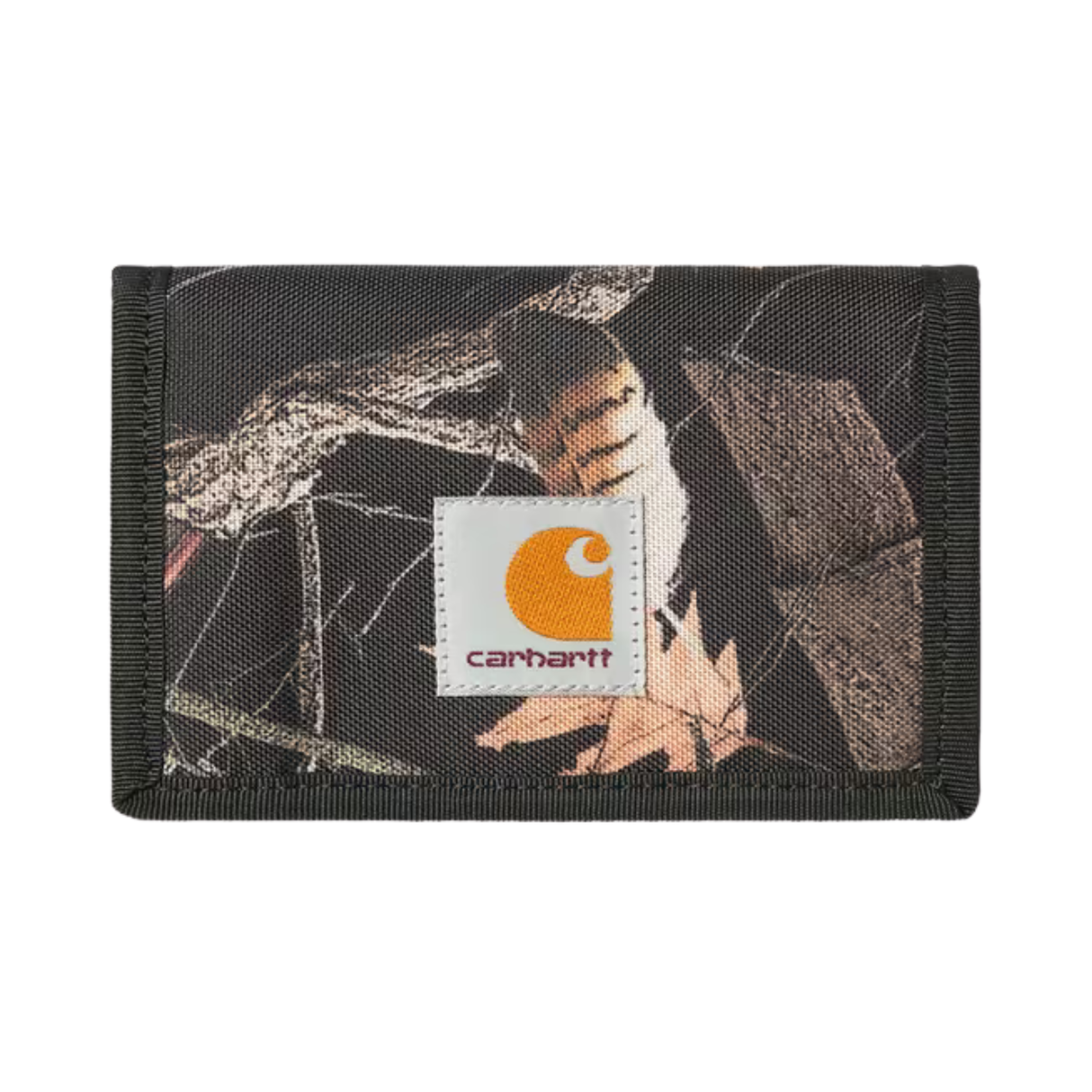 Carhartt WIP Alec Wallet - Camo Feather Tree, Black