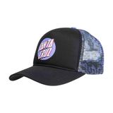 Santa Cruz Control Dot Meshback Cap - Black