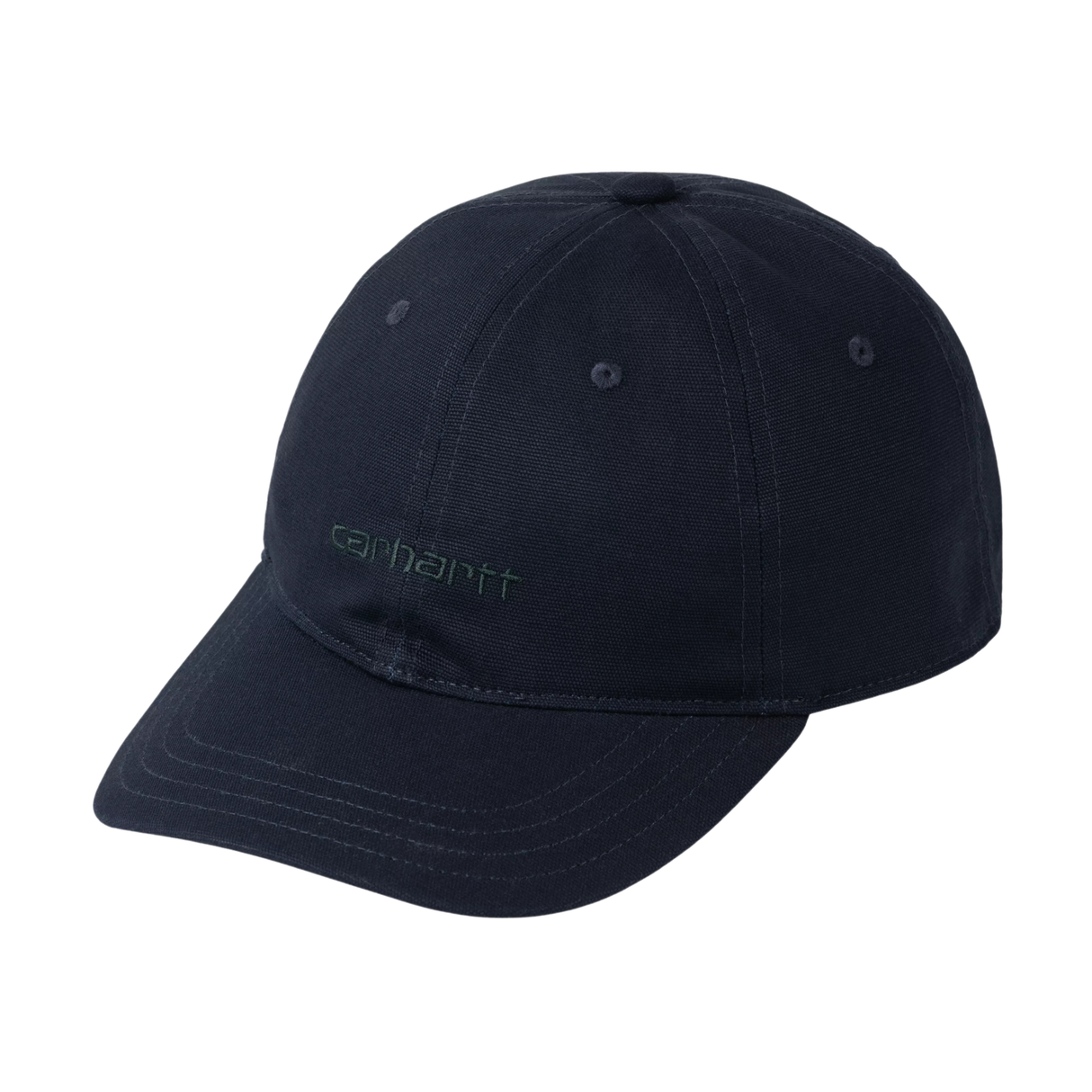 Carhartt WIP Canvas Script Cap - Dark Navy / Dark Scarab