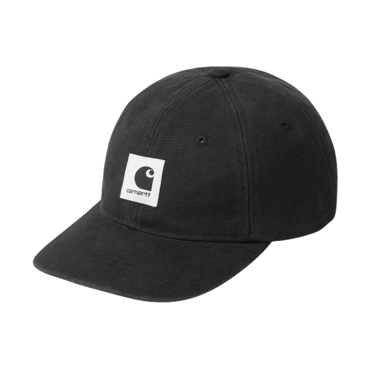Carhartt WIP Canvas Cap - Black (stone washed)