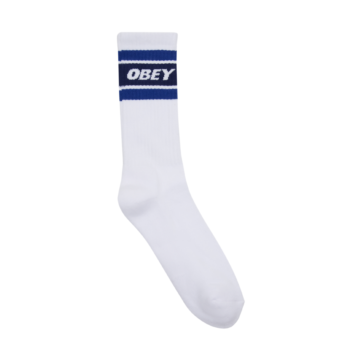 OBEY Cooper II Socks - White / Blue
