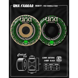 Spitfire Formula Four 97 Una Trinity Conical Full Skateboard Wheels - Black / 54MM