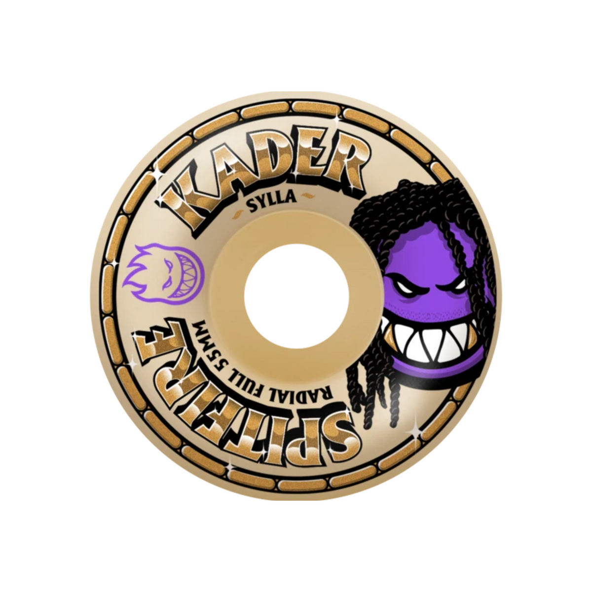 Spitfire Formula Four 99 Kader Rolly Radial Full Skateboard Wheels - Natural / 55MM