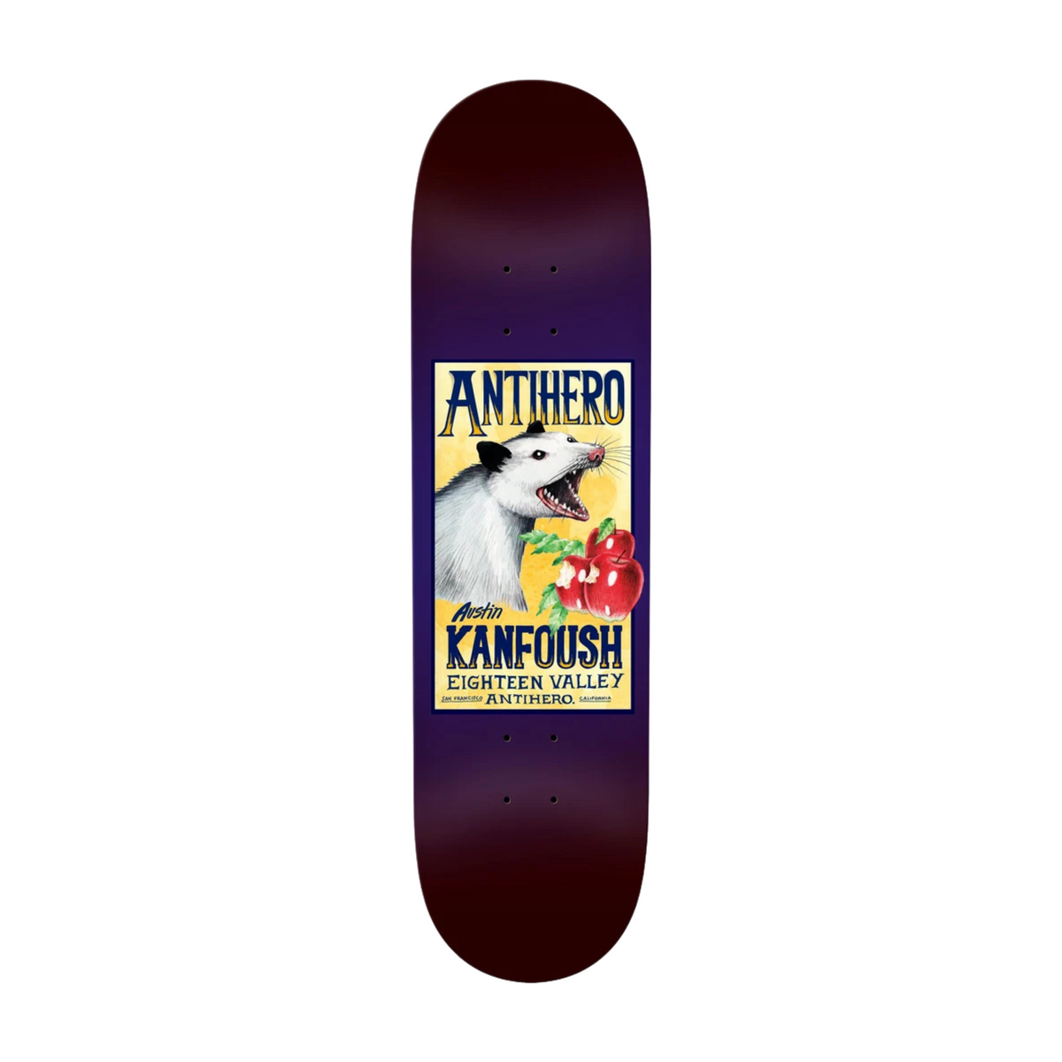 Anti Hero Kanfoush Homers Pt. 2 Deck - Purple / 8.5"