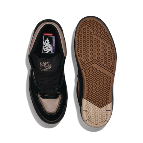 Vans Skate Half Cab Wafflecup Shoes - Black / Peyote