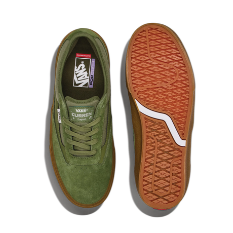 Vans Skate Curren Caples Shoes - Crepe Green / Gum