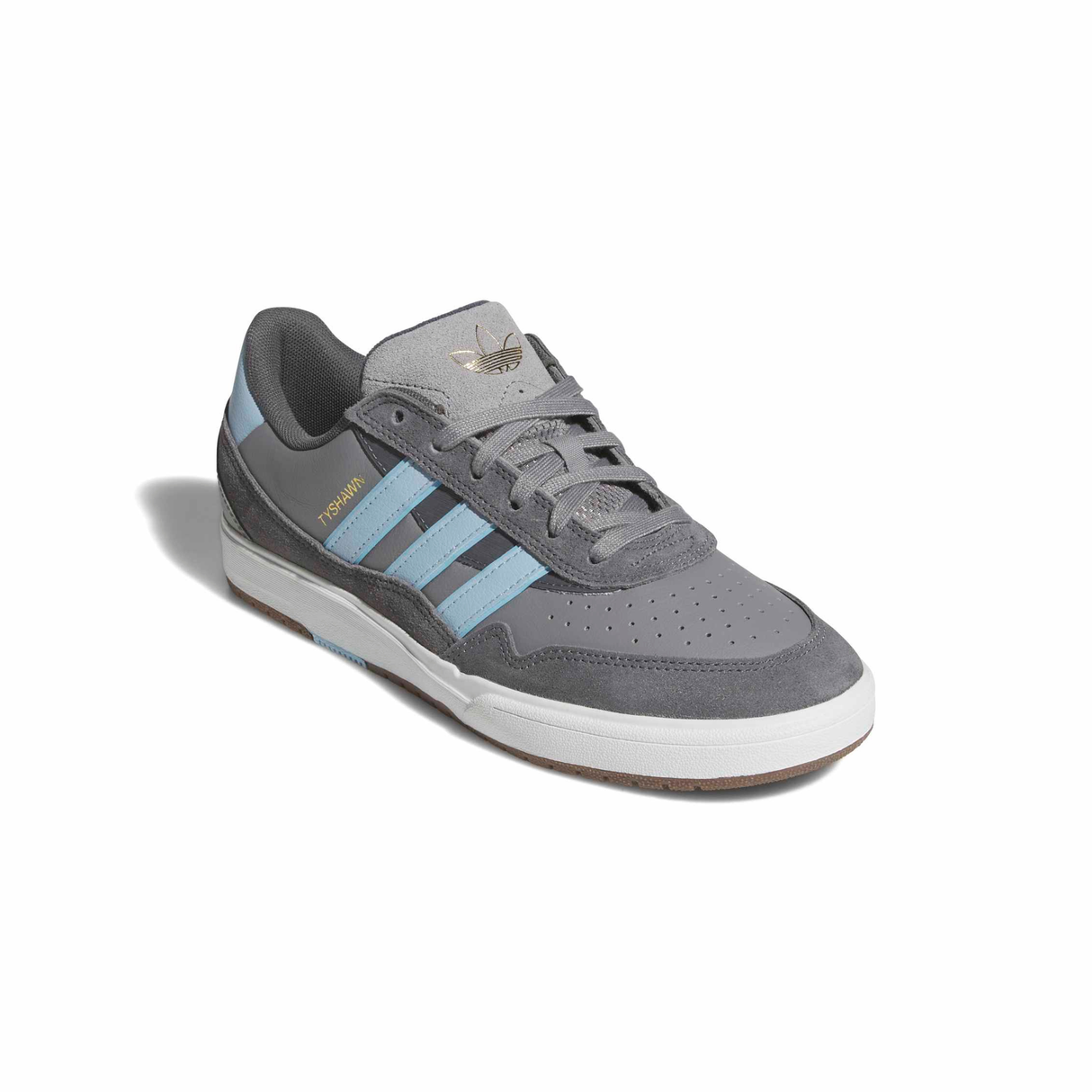 Adidas Skateboarding Tyshawn II Shoes - Grey Five / Clear Sky / Cloud White (HQ4732)