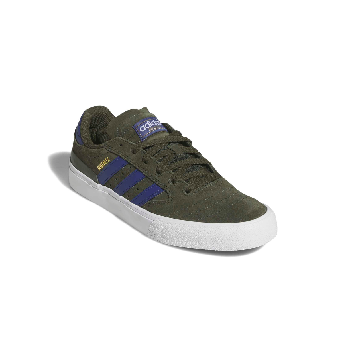 Adidas Skateboarding Busenitz Vulc II Shoes - Night Cargo / Muted Purple / Footwear White (KJ0247)