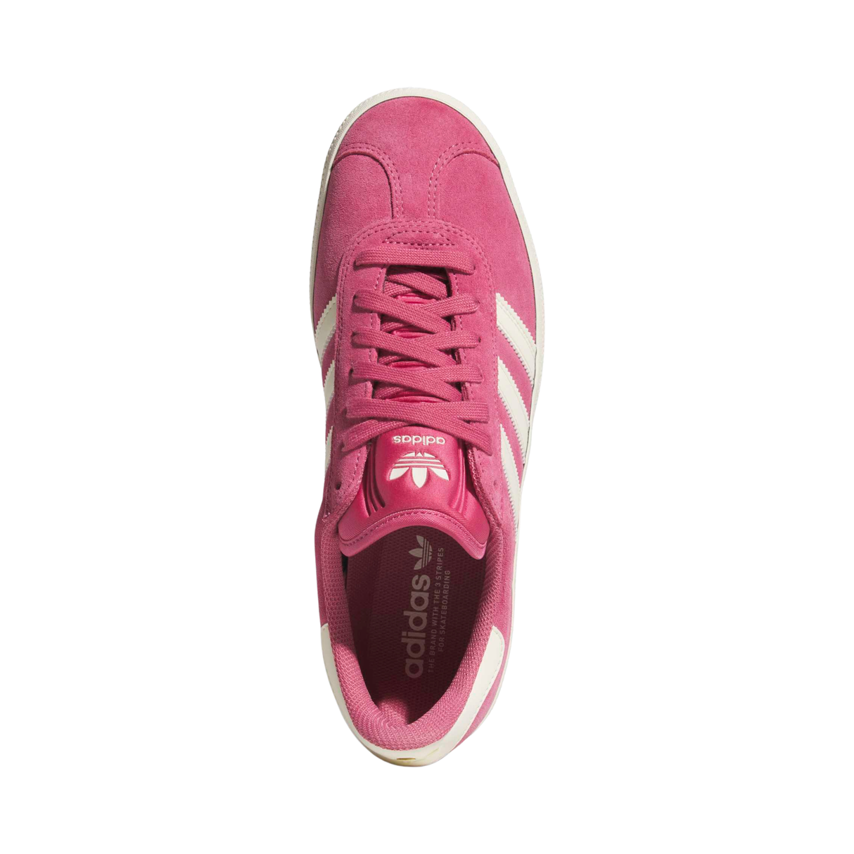 Adidas Skateboarding Gazelle ADV Shoes - Dual Magenta / Cream White / Gold Metallic (KJ0272)