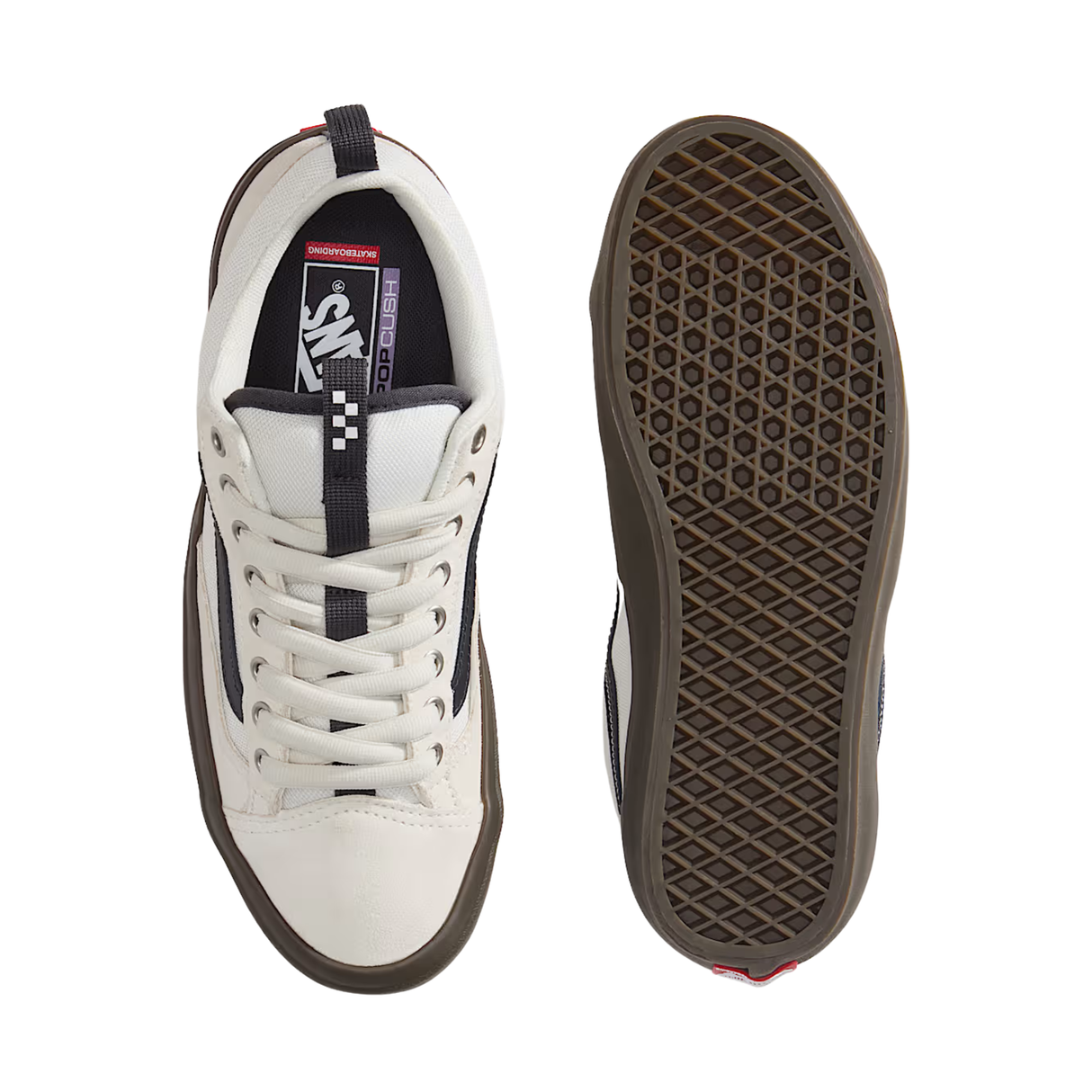 Vans Skate Old Skool 36+ Shoes - Marshmallow / Gum
