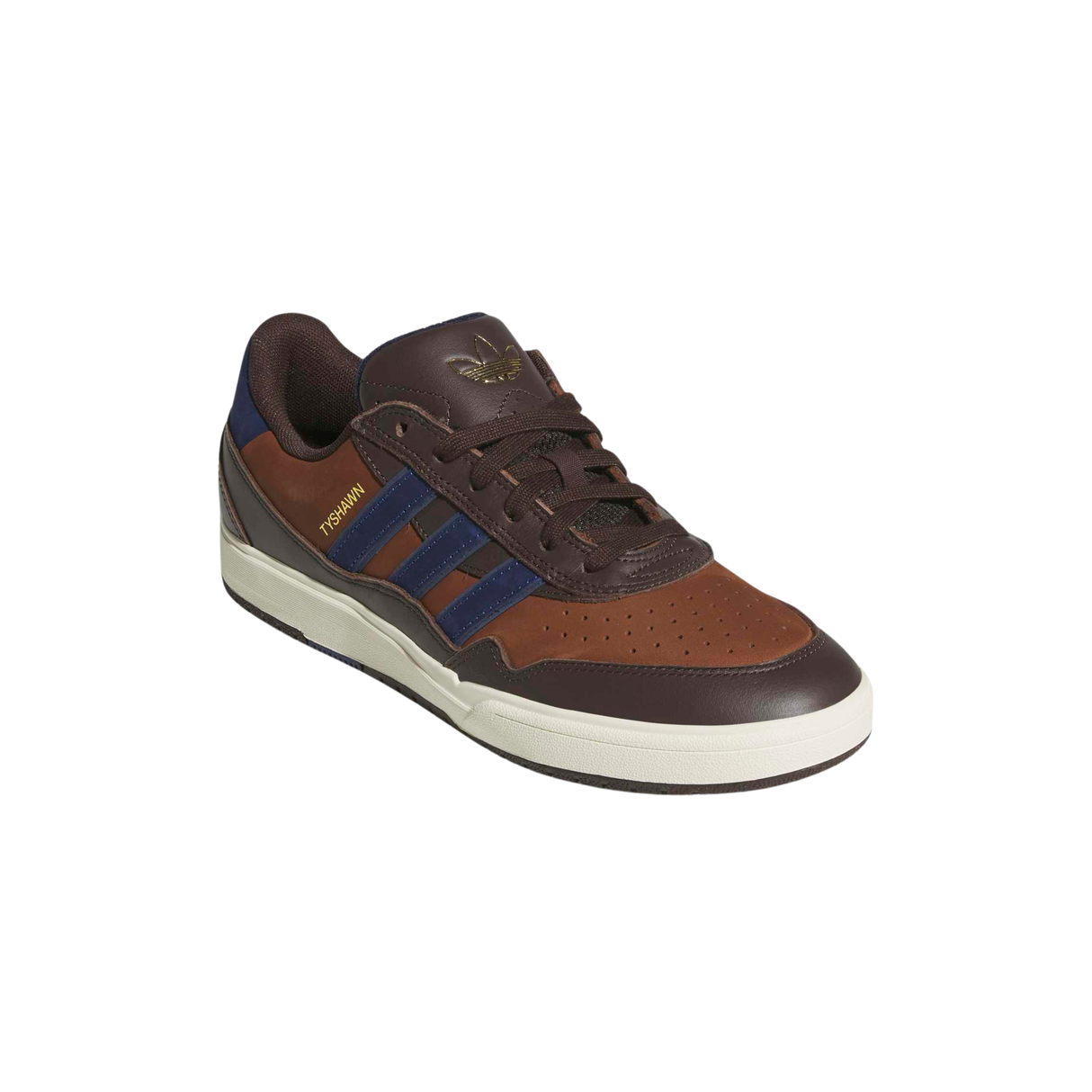 Adidas Skateboarding Tyshawn II Shoes - Aurora Coffee / Dark Blue / Preloved Brown (KK2982)