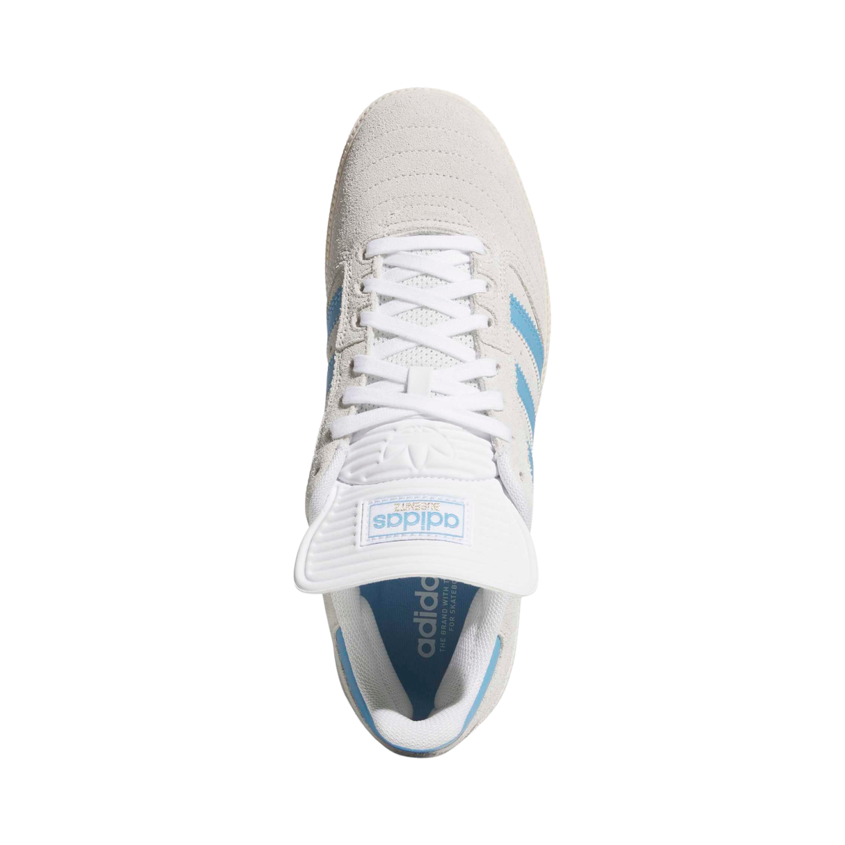 Adidas Skateboarding Busenitz Shoes - Grey One / Light Blue / Chalk White (KI7713)