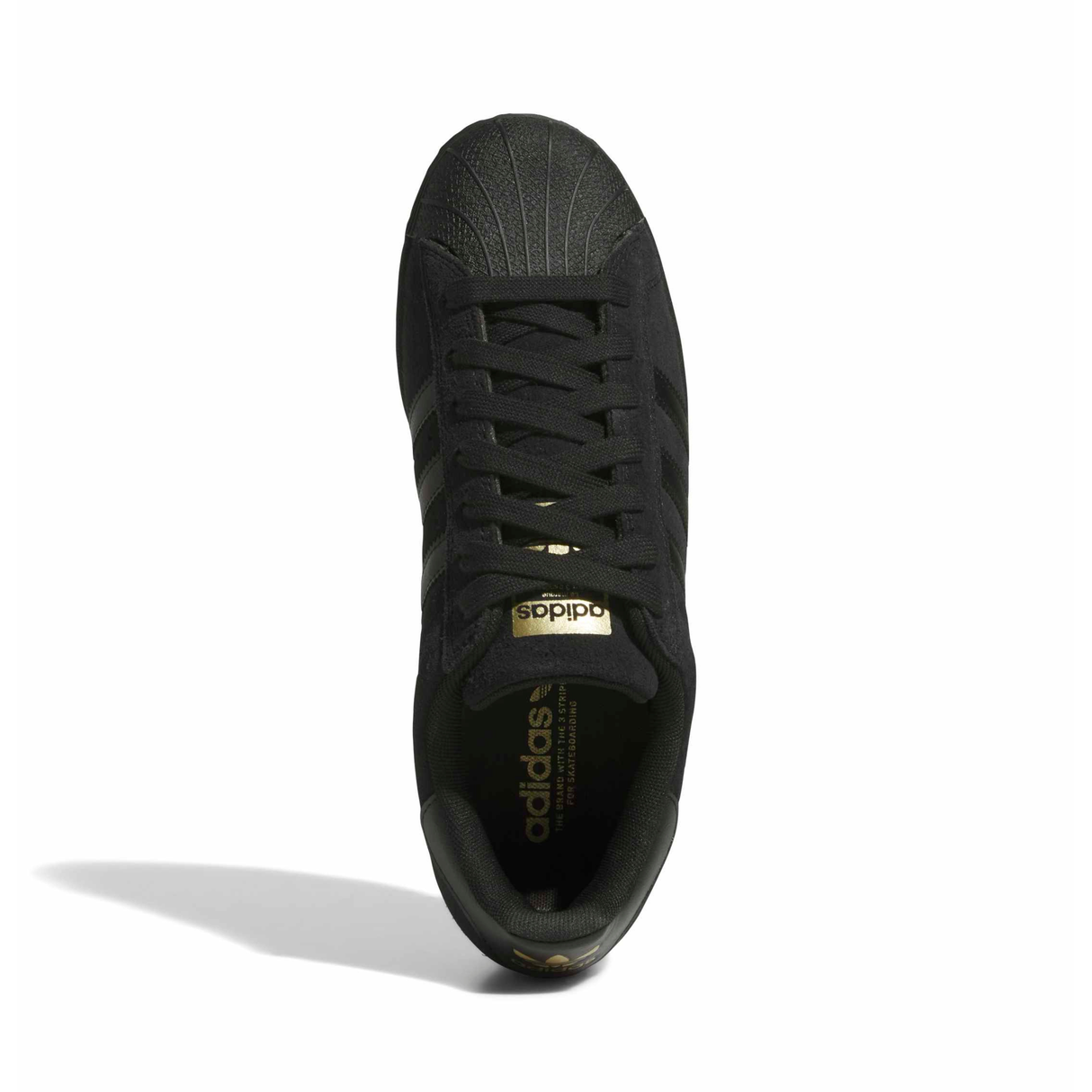 Adidas Superstar ADV Shoes - Core Black / Core Black / Gold Metallic (KZ8893)